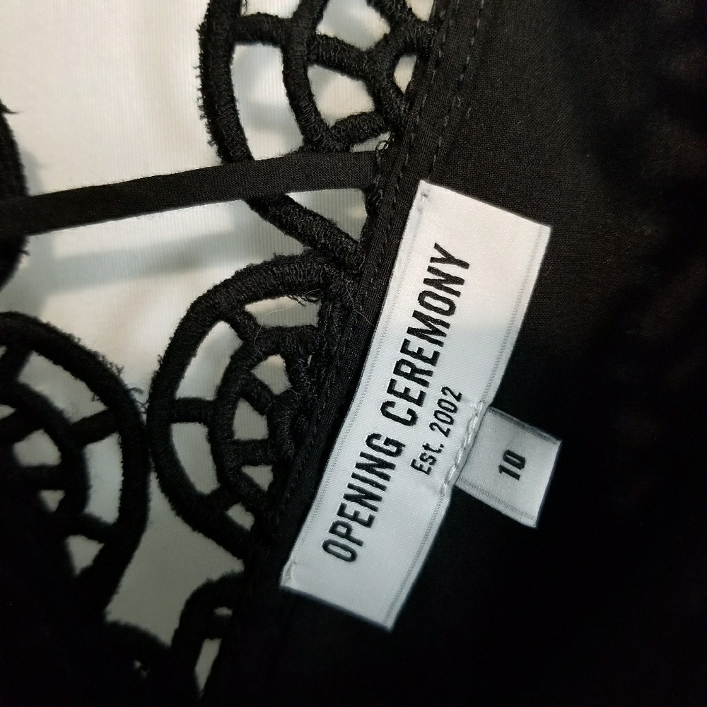 Opening Ceremony Black eyelet lace Dress - Picture 3 of 5